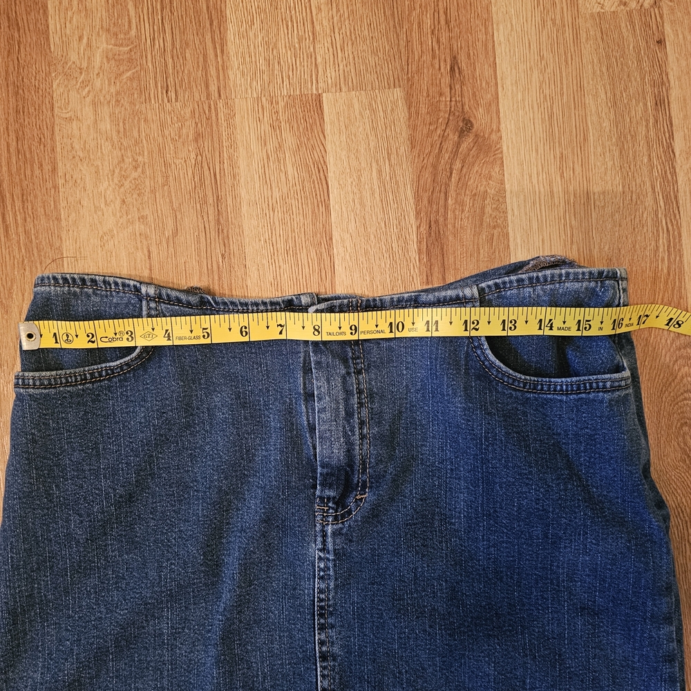 American Eagle Outfitters Blue Denim Skirt Size 10 - Picture 9 of 12